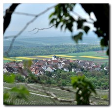 Hohenhaslach nach Süden